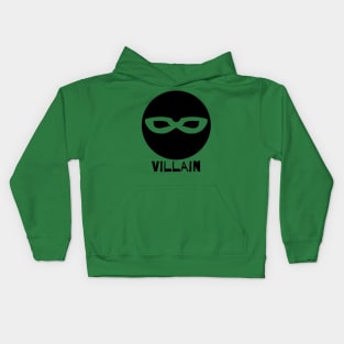 Black Mask - Villain Kids Hoodie